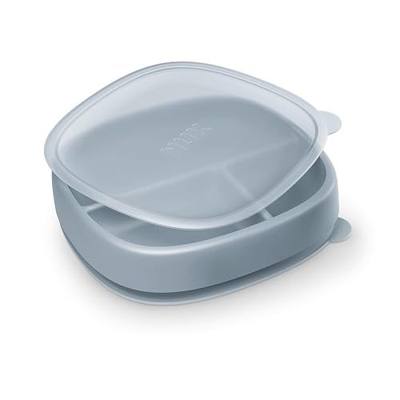 NUK for Nature Suction Plate and Lid, Leak-Proof Lid, Microwave, Freezer, & Top Rack Dishwasher Safe, BPA & Latex-Free, Pack of 1