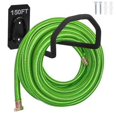 Garden Hose Holder Wall Mount Heavy Duty Water Hose Holders for Outside | Metal Hoses Hanger Sturdy Hose Reel Hooks for Garden