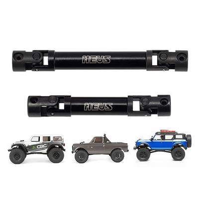 MEUS RACING SCX24 Driveshaft Center Drive Shaft for Axial 1/24 SCX24 C10 Bronco JLU (45-58mm + 56-81mm)