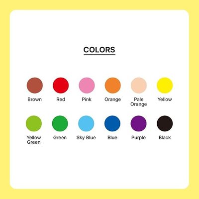 Colors-in-Motion Twist-Up Crayons - 12 Count Color Set
