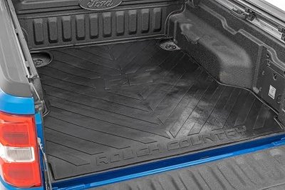 Rough Country Truck Bed Mat for Ford Maverick (2022-2026) – Fits 4'6" Bed, Non-Slip, Tear-Resistant Heavy-Duty Rubber, Non-Slip Protection