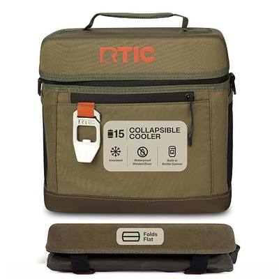RTIC Everyday Cooler, Soft Sided Portable Insulated Cooling for Lunch, Beach, Drink, Beverage, Travel, Camping, Picnic, for Men and Women | Insulated Bag for Ice, Lunch, Beach, Drinks, Travel, Camping, Picnic, Car and Hiking