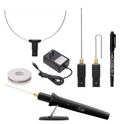 Hot Wire Foam Cutter, 4 in 1 Electric Hot Knife Foam Cutting Tool, 100-240v / 18w Styrofoam Cutter with Marker Pen