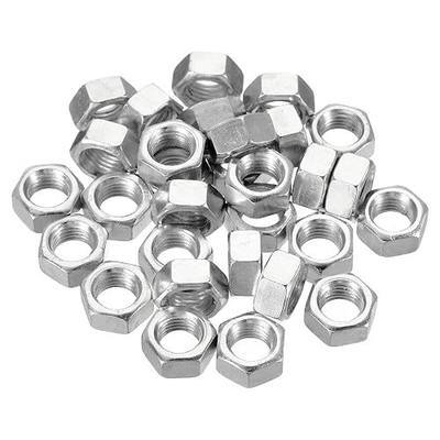 PATIKIL M8 x 1.0 Steel Hex Nuts, 30 Pack Metric Thread Zinc Plated Finished Hardware Nuts Screw Bolt Fasteners 6mm Height