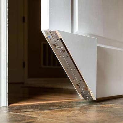 Kitty Korner Cat Door (Lefthand Kit) The Original and Patented - Kitty Korner Slidelock Hinge Designed to Work for Interior Doors. Don't be Fooled by the imitators