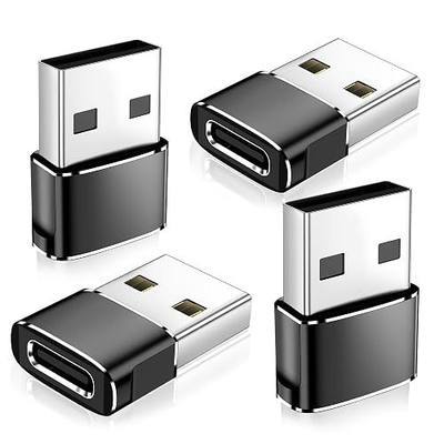 πππππ€ ππ©π π«ππππ USB to USB C Adapter,Type-C Female to A Male Charger Converter for iPhone 17 Charger,iWatch Ultra SE 9 10 11,iPhone 17 Pro Max 16 15 14,Samsung S25,AirPods,iPad,Car,Xbox