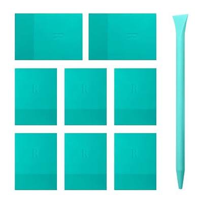 Screen Stencils Squeegee,Mini Squeegees, Self Adhesive Screen Stencil Squeegee, Chalk Paste Squeegees and Rubber Stick 9 Pieces Set, Screen Printing Tools for Applying or Ink