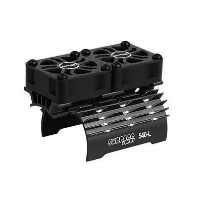 RC Car Motor Cooling Fans Surpass Hobby 30mm Twin Motor Fan with Metal Heatsink 3650 3660 540 550 Brushless Motor Replacement Parts for 1/10 RC Car 36-38mm Brushless Motor