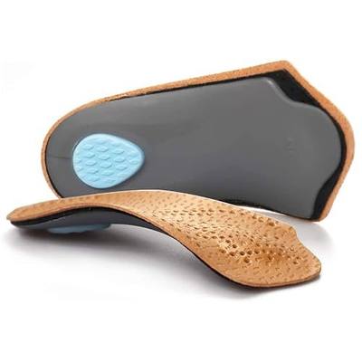 Orthotic Inserts, Keemovin 3/4 Arch Support Insoles for Plantar Fasciitis, Flat Feet and Over Pronation, Leather and Hard Shoe Inserts for Men and Women