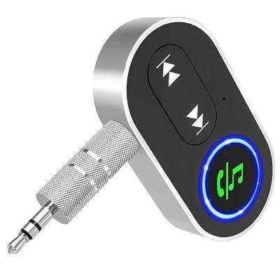 Bluetooth 5.1 AUX Receiver, 16H Battery Life, Dual Connect, Hands-free Calling & Navigation