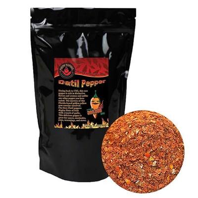 Orange Datil Pepper Powder by Magic Plant, 1 Lb Bulk – 200K–400K SHU | Rare Sweet Heat with Tangy Fruity Flavor | Pure Fine Ground Chili for Creative Cooking