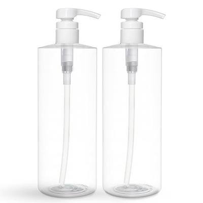 BRIGHTFROM Empty Shampoo Pump Bottles, 32 OZ / 1 Liter, BPA-Free Cylinder Containers, Household & Commercial Use, 2 Pack - Leak Proof