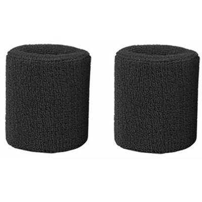 Colorful Cotton Sport Wristbands for Men and Women - 3" Athletic Terry Cloth Sweatbands in Neon Colors - Wrist Sweat Bands for Tennis, Basketball, Running, Gym (1 Pair)