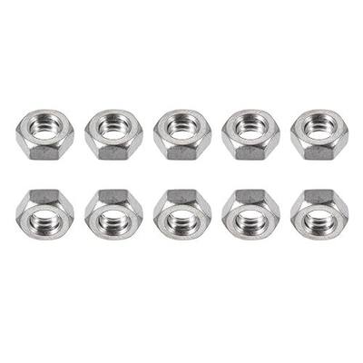 DTGN 3/16-24(UNC) Hex Nuts - 20Pack - Good for Home Garage Repair - 304 Stainless Steel Hexagonal Nuts - Silver Tone