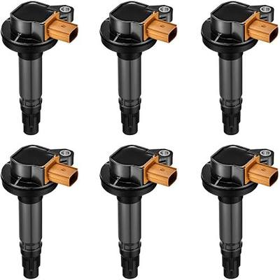 BDFHYK Ignition Coils Pack UF646 Compatible with Ford F150 2011-2016 Explorer Expedition Transit-150 Taurus Flex Lincoln MKS MKT Navigator V6 3.5L Ford Oem Coil Pack Coil for Lincoln DG549 Set of 6