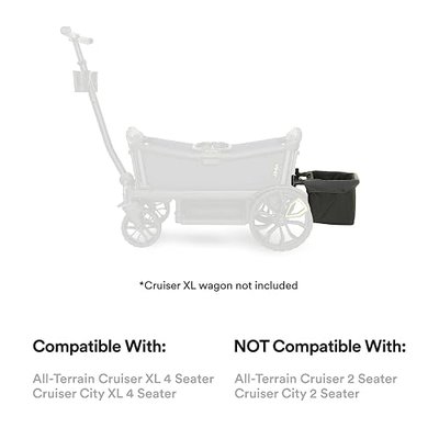 Veer Rear Foldable Storage Basket All-Terrain Cruiser XL 4 Seater. NOT Compatible with All-Terrain Cruiser 2 Seater or Cruiser-City Models.