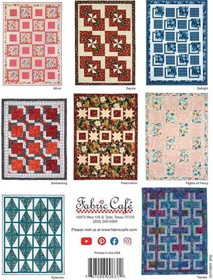 The Magic of 3-Yard Quilts Pattern Book by Fabric Cafe