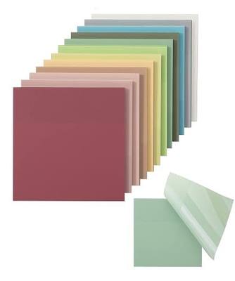 Mr. Pen- Transparent Sticky Notes, 3" x 3", 12 Pads, 600 Sheets | See Through Self-Adhesive Notes for Bible Journaling and Studying, Water-Resistant, Easy to Peel, Clean Removal