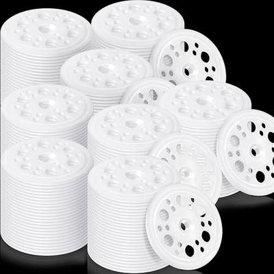 Taiyin 800 Pcs 1.77 Inch/ 45 mm Plastic Washers Foam Board Insulation Load Spreading Polypropylene Washers for Fixing and Supporting Rigid Foam Spreading for Screws Nail