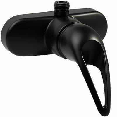 Dura Faucet DF-SA150-MB RV Single Lever Shower Diverter (Matte Black) | RV single lever shower diverter - switches spout to shower head. Matte Black finish.