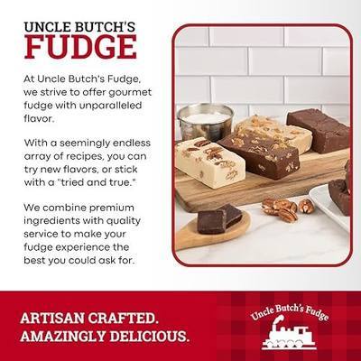 Uncle Butch's Fudge - Chocolate Lovers Variety Pack, Gift Box, 24 oz Total | Homemade Fudge, Assortment Made in Small Batches With Real Butter Ready to Gift for Birthdays, Holidays, and Celebrations