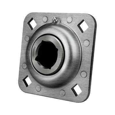 FD209RM 1-1/8" Square Bore Disc Harrow Flange Bearing for Farm Machinery | Replaces DHU1-1/8S-209 B2725, fits FlexKing, Kewanee and Sunflower disc harrows for harsh farm working environments