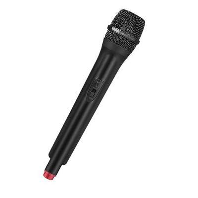 Fake Microphone Plastic Realistic Microphone Simulate Speech Practice Prop for Karaoke Fun Stage or Costume Prop Birthday Party Accessory(Random Color on The Bottom)