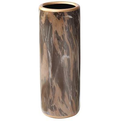 Marble Pattern Umbrella Stand Umbrella Contemporary Bucket Umbrella Rack Barrel Floor Vase Modern Style for Storing Canes Walking Sticks for Entryway Porch Indoor 24‘’High