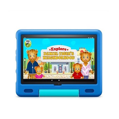 Amazon Fire HD 10 Kids tablet, 10.1", 1080p Full HD, ages 3–7, 32 GB, Sky Blue