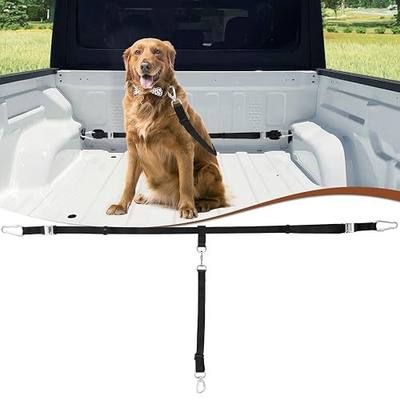 Heavy Duty Dog Leash System - Truck Bed Barrier & Pick-Up Restraint Lead for Dogs Up to 150lbs