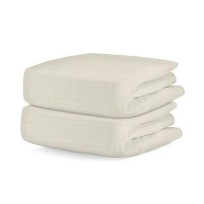 Newton Baby Fitted Crib Sheet 2-Pack, Organic Cotton - Oatmeal