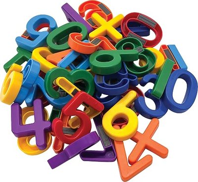Teacher Created Resources Magnetic Numbers and Symbols, 46 Pieces, Plastic(TCR77581)