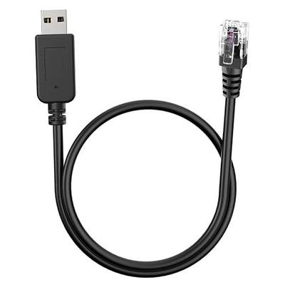 Radar Detector Cord, USB to RJ11 Plug Cable,for Escort Radenso XP Uniden Beltronics Cobr Whistler Radar Detector,Replacement Power Cable for Radar Detectors (RJ11-3.3ft)