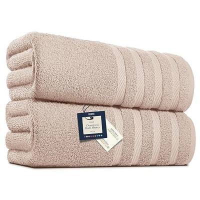 Jumbo Bath Sheets Towels For Adults 35" x 70" - 2-Pack - 100% Cotton Bath Sheet Set - Extra Large Oversized Bath Towels - Absorbent Bath Towel Set - Heavenly-Soft Bathroom Towels - Oeko-Tex Towels