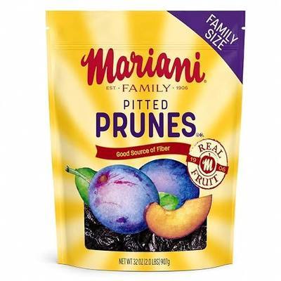 Mariani | Pitted Prunes | Dried Fruit | Healthy, Vegan, Gluten Free Snack for Kids & Adults | No Sugar Added | 32 Ounces (Pack of 1) - Resealable Bag
