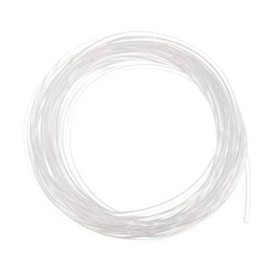 HARFINGTON Polyurethane Round Belts 2mm Dia 16.4ft(5 Meters) Length Smooth Surface PU Urethane Belt for Drive Transmission, White