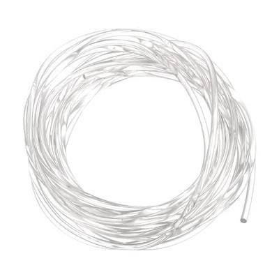 HARFINGTON Polyurethane Round Belts 3mm Dia 16.4ft(5 Meters) Length Smooth Surface PU Urethane Belt for Drive Transmission, White