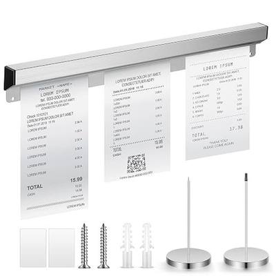 3 Pcs 16/18/24/36" Restaurant Ticket Holder with 2 Spikes,16 Inch,No Slot