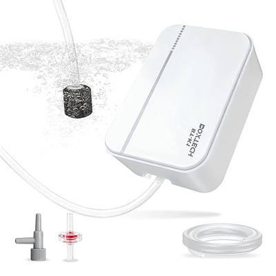 Boxtech Fish Tank Air Pump - Ultra-Quiet Aquarium Aerator for Fish with Air Stone, Check Valve, Control Valve and Air Tube for 1 to 30 Gallon Tanks