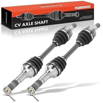 A-Premium Pair (2) Front CV Axle Shaft Assembly Compatible with Yamaha Big Bear 350 YFM350FW 4x4 1989-1997, Kodiak 400 YFM400FW 4x4 1993-1998, Timberwolf 250 YFB250FW 4x4, Replace# 3HN2510H0000