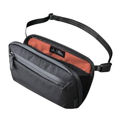 ALPAKA Elements Tech Case Mini Tech Pouch 1.5L Cable Bag Black X-Pac VX42 | Weatherproof Fabric, YKK Aquaguard Zipper, Detachable Shoulder Strap, Ideal for Electronics & Accessories, Daily Work Travel