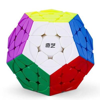 Megaminx Cube, Roxenda 3x3x3 Pentagonal Speed Cube Dodecahedron Magic Cube Puzzle Toy (Stickerless)