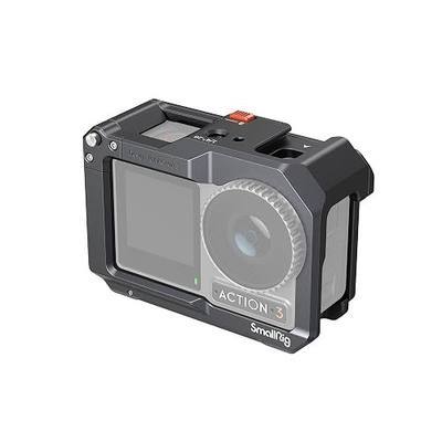 SmallRig Action 5 Pro Action 4 Action 3 Camera Cage for DJI, Protective Cage Compatible for DJI Mic, Protective Frame for Osmo Action 5 Pro Action 4 Action 3-4119C