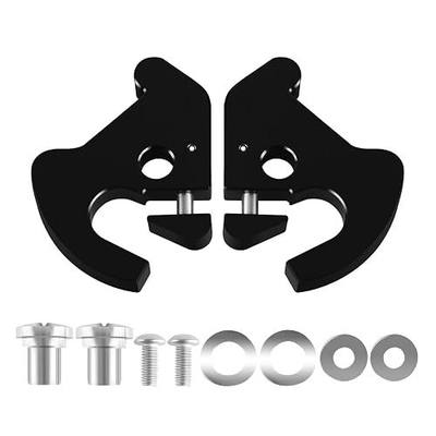 Quick Release Hardware Latch Clips Side Plate Mounting Bracket Grommet for Harley | 1986-2026 Quick Detach Hardware Luggage Rack Sissy Bar Touring Electra Road Street Glide Road King Softail Dyna Sportster
