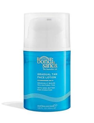 Bondi Sands Gradual Tan Face Lotion | Gradually Builds To A Natural Tan With Shea Butter For Hydration 1.69 FL. OZ. (50mL) | Gradually Builds to a Natural Tan with Shea Butter for Hydration, Cruelty-Free