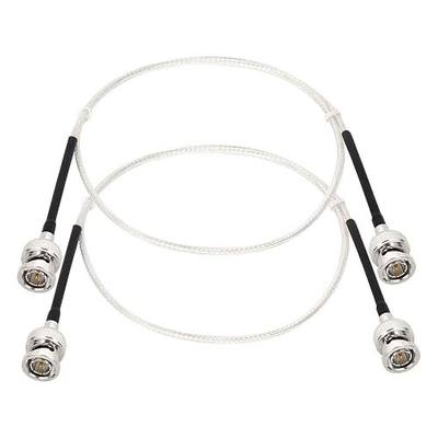 XRDS -RF 2PCS 3G/6G SDI Cable 2FT, HD-SDI BNC Male 75 Ohm RG179 Jumper Cables for BMCC Video Camera
