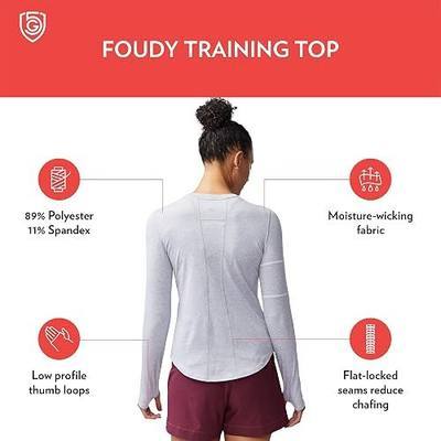 GOAL FIVE Foudy Long Sleeve Training Top for Women, Womens Performance Athletic Shirt