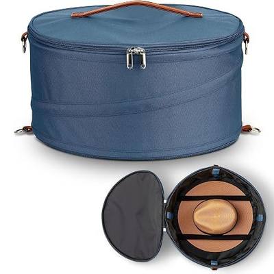 Dynamic Hat Box for Travel and Storage - Collapsible Design with 4 Stabilizing Rods for Added Support - Hat Boxes for Women and Men - Versatile Hat Storage Box and Closet Organizer by BagsBee