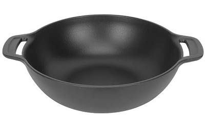 "7425 Gourmet BBQ System Wok for Any Gourmet BBQ System Accessories, Spirit & Spirit II 200/300 SER, Spirit E-210, SpiritE-310, Genesis II E-310, Genesis II LX S-440, Cast Iron"