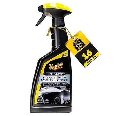 Meguiar's Ultimate Insane Shine Paint Glosser, Easy-to-Use Spray On and Wipe Off Product to Minimize Swirls and Enhance Glossy Paint Using Specialized Polymers, 16 Oz Spray Bottle